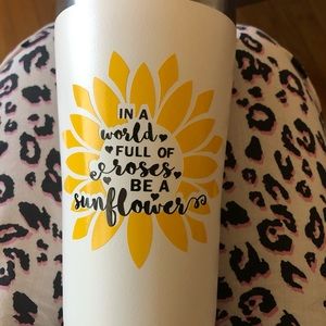 Sunflower tumbler